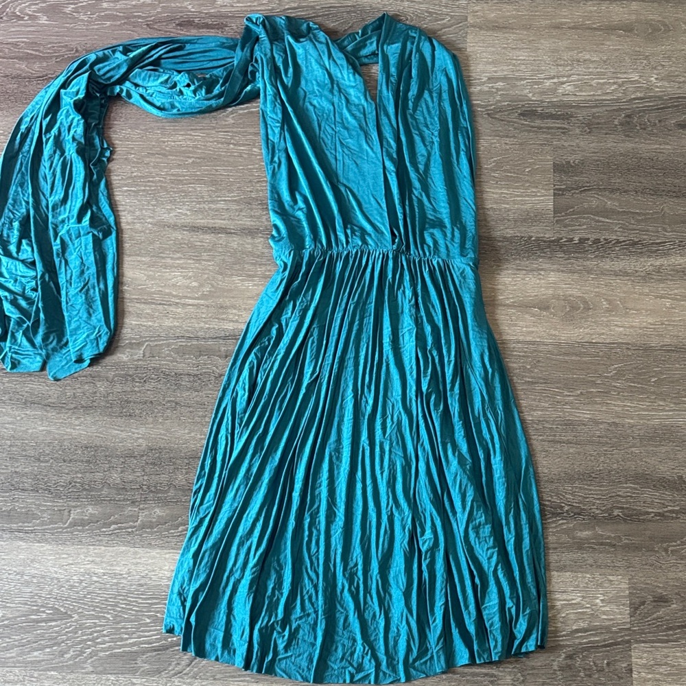 Seraphine Maternity Satin Halter Cocktail Dress Size 10